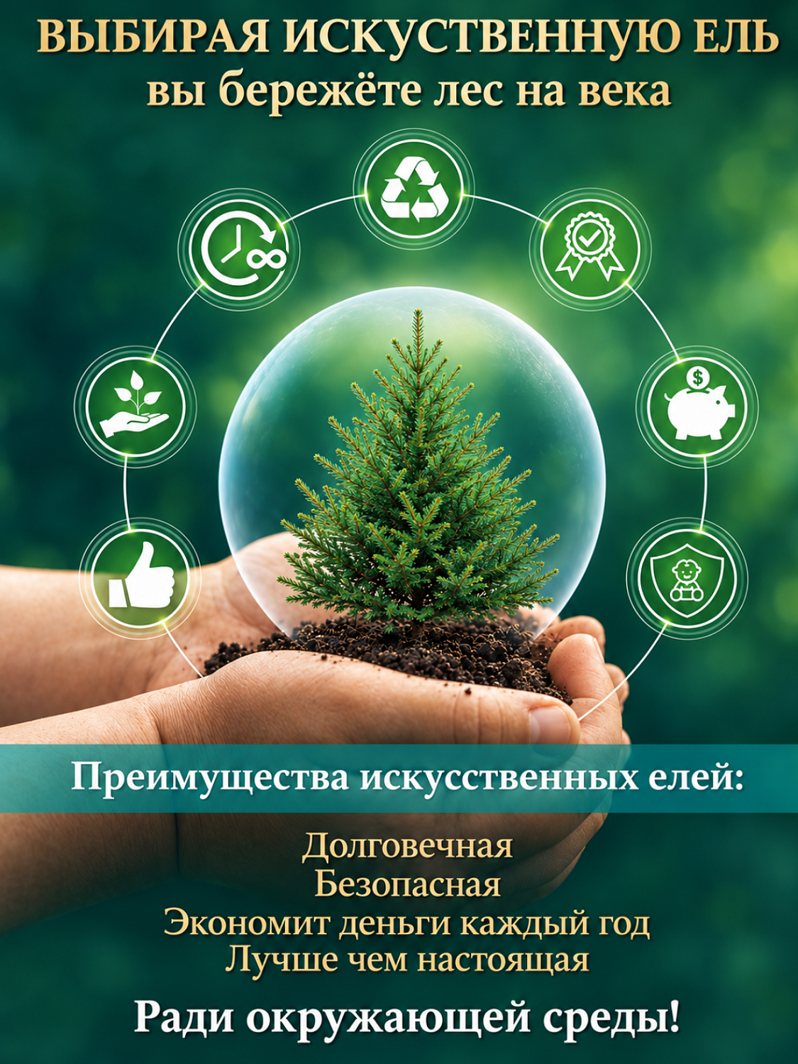 Ель искусственная Царь Елка Лесная